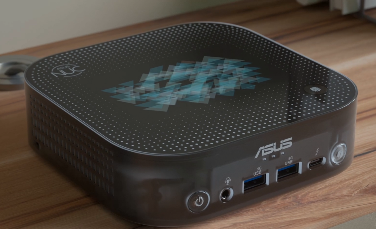 ASUS lança NUC Pro AI+ com tela e-ink colorida