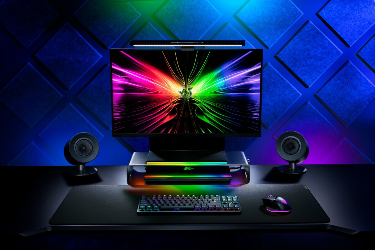 Razer Monitor Stand Chroma: mais organização e iluminação para monitores