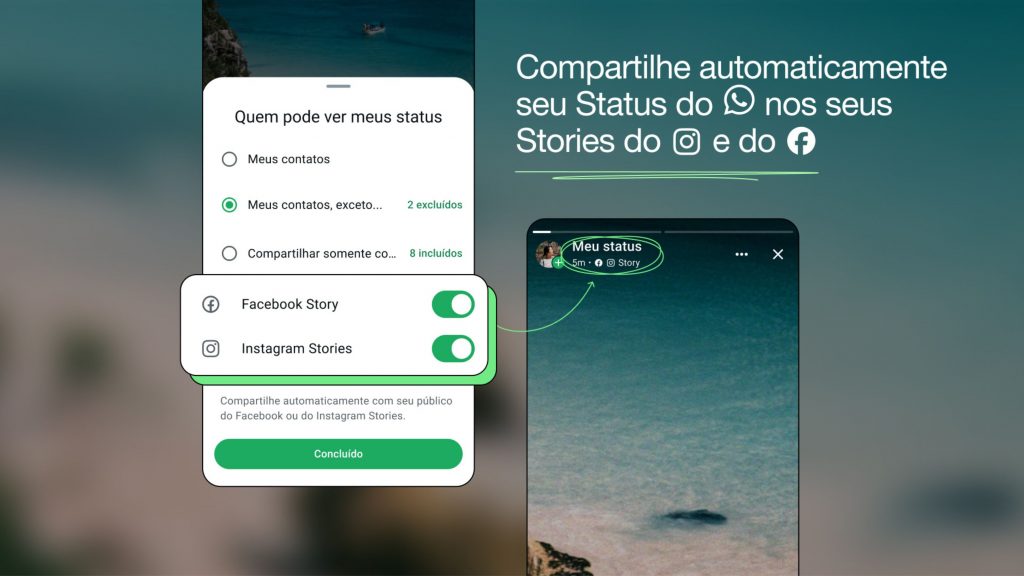 Vai dar para postar Stories no Instagram e Status no WhatsApp ao mesmo tempo