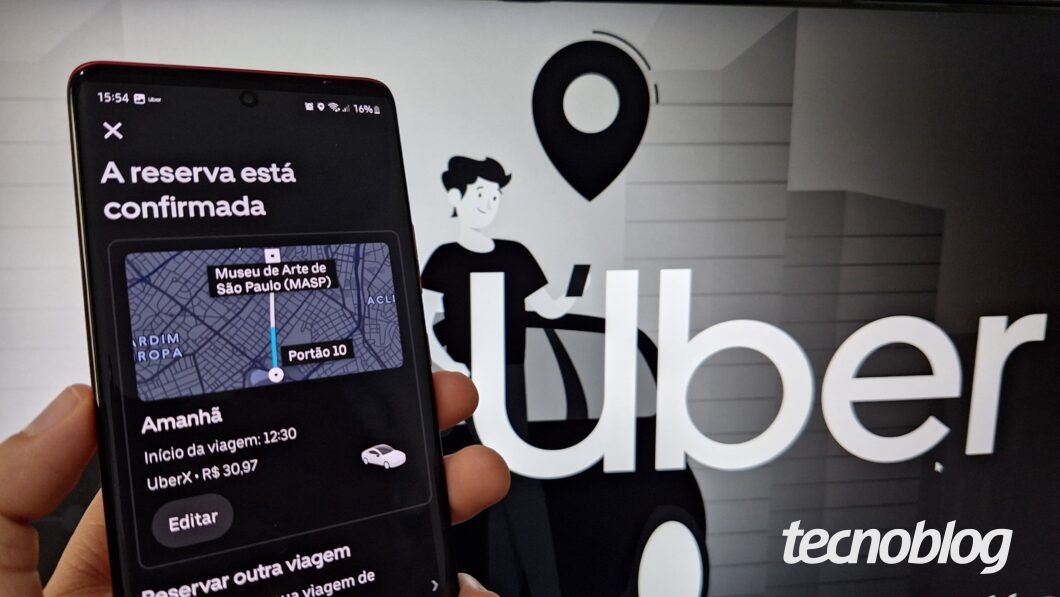 Como agendar uma viagem no Uber