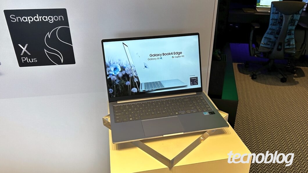 Samsung lança Galaxy Book 4 Edge com Snapdragon X Plus no Brasil; veja preço