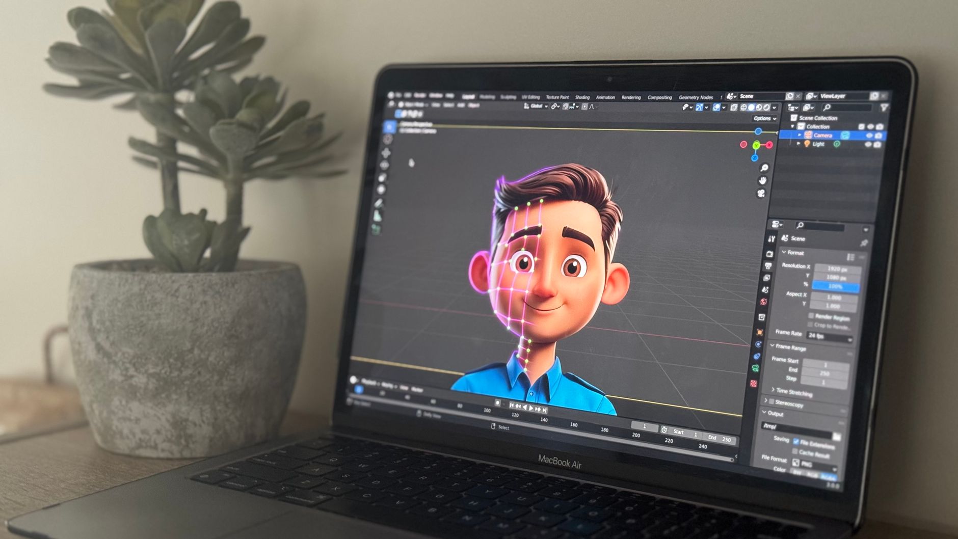 Referência 3D auxiliando poses dentro do Clip Studio Paint