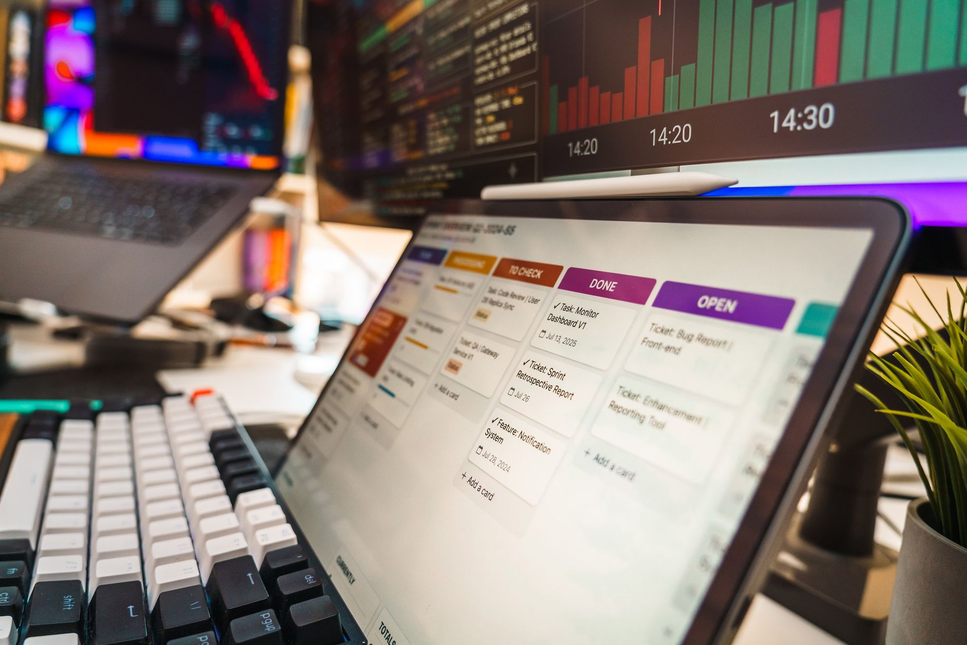 Banco de dados do Notion usado como calendário editorial para criadores