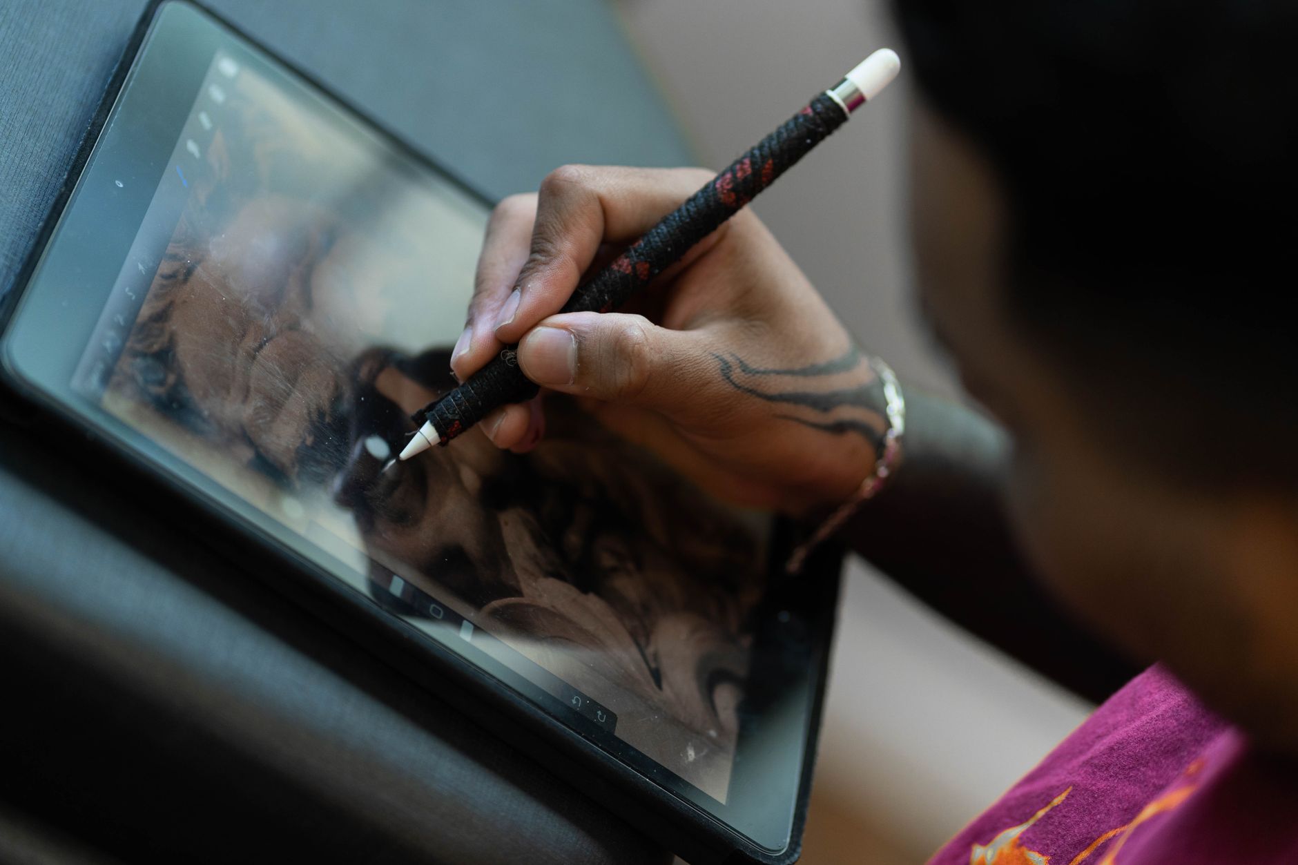 Exemplo de melhor software de ilustração digital para pinturas artísticas