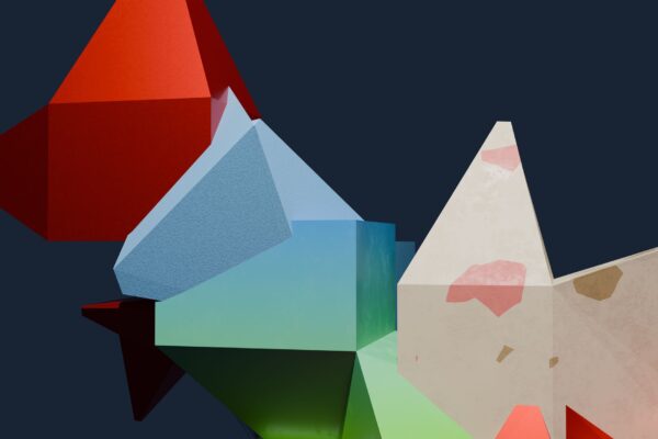 Exemplo visual das tendências de design gráfico modernas